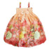 Little Girls Coral Butterfly Straps Bow Chiffon Baby Doll Dress 24M-8 - SophiasStyle.com